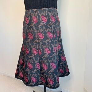 Nie + Zoe Rose Floral Skirt